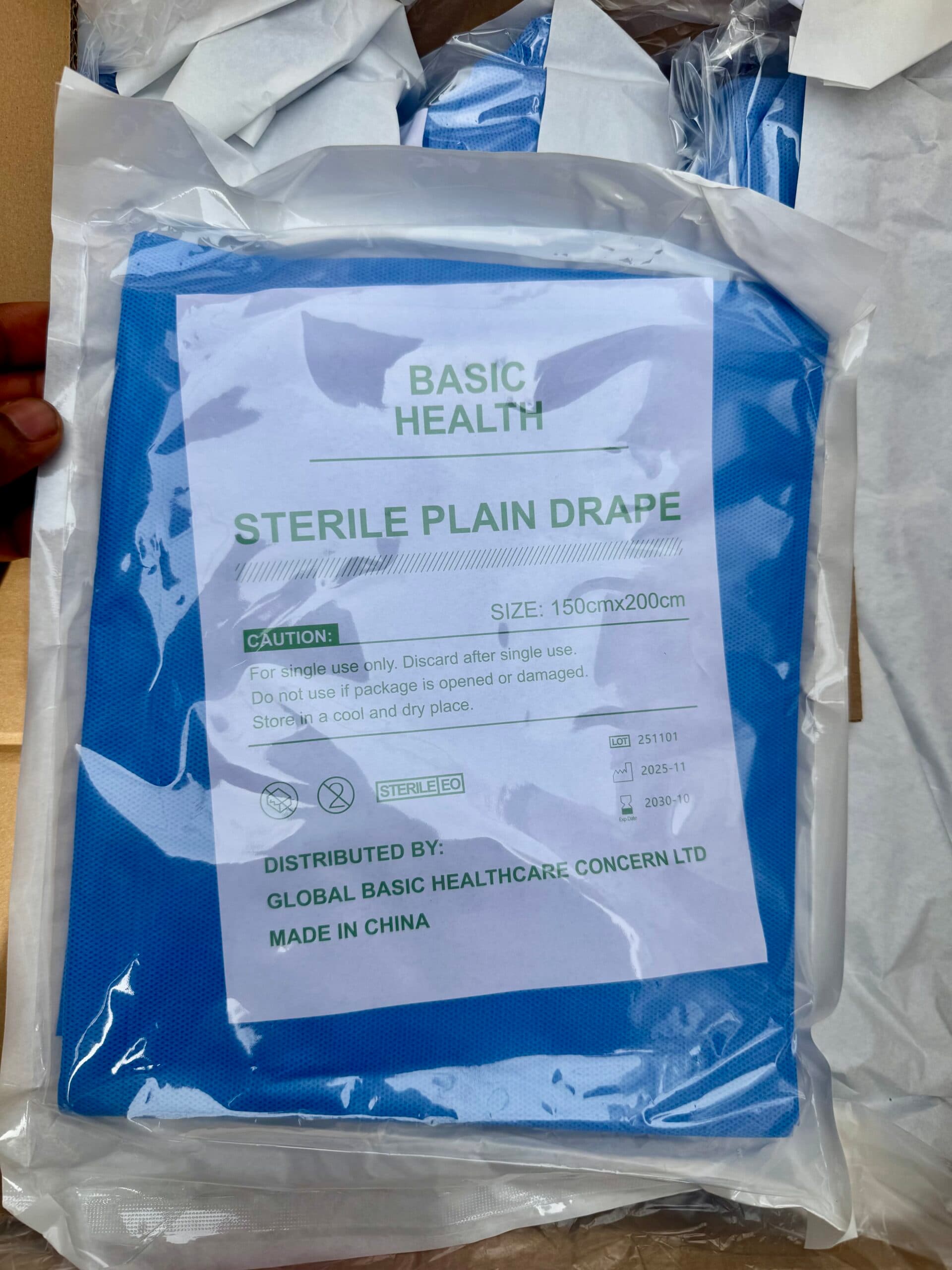 Sterile Plain Drape