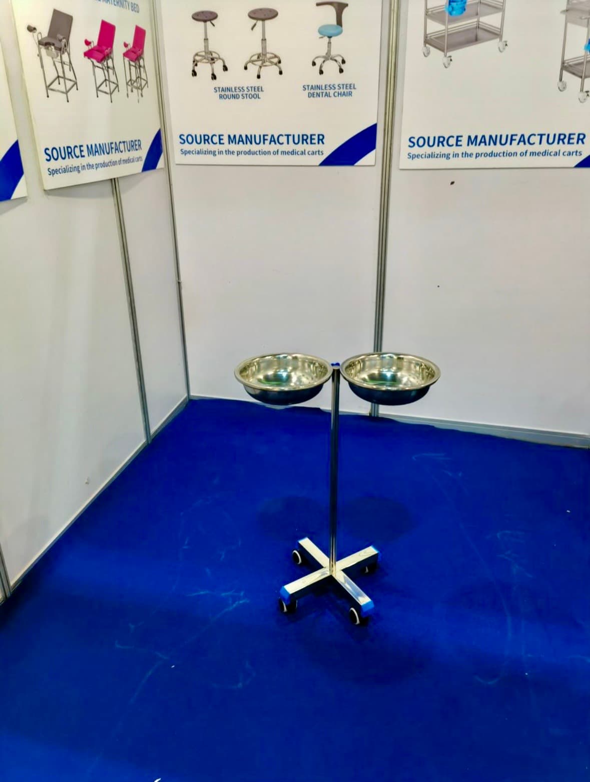 Stainless Steel Double Wash Basin Stand